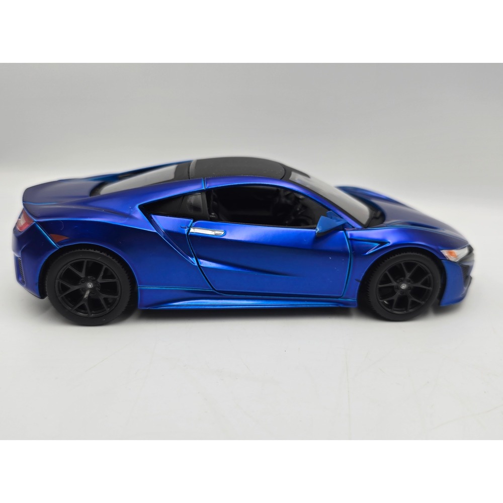 Maisto 2018 Acura NSX Diecast Model 1/24 Scale‎ Blue Excellent Opening Doors